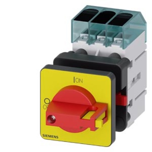Switch disconnector 3LD3 Iu 25 A main control switch 3pole