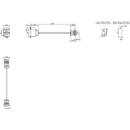 Switch disconnector 3LD3 Iu 63 A main control switch 3pole