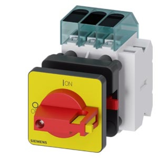 Switch disconnector 3LD3 Iu 63 A main control switch 3pole