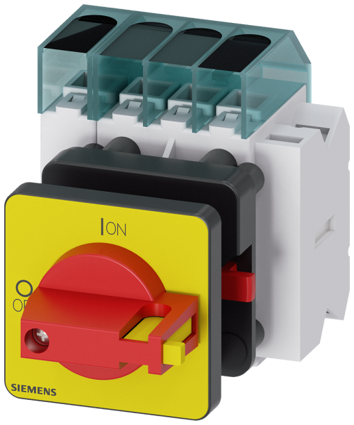 Switch disconnector 3LD3 Iu 63 A main control switch 3pole  N