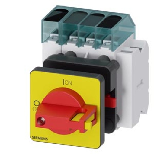 Switch disconnector 3LD3 Iu 63 A main control switch 3pole  N