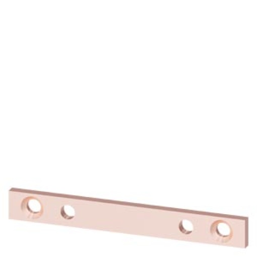ALPHA CU distribution busbars 630 A with pressfit nuts 3pole for NH00