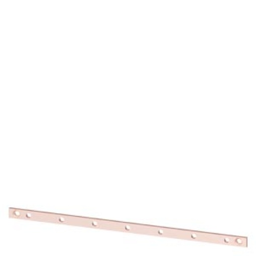 ALPHA CU distribution busbars 630 A with pressfit nuts 3pole for NH00