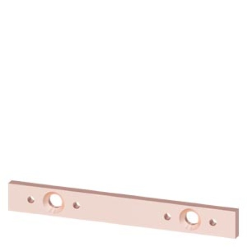 ALPHA CU distribution busbars 630 A with pressfit nuts 3pole for NH13