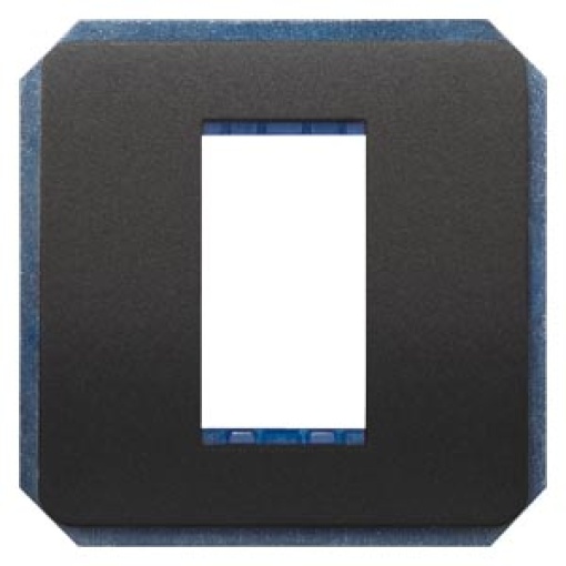 DELTA style module carrier single incl intermediate frame anthracite