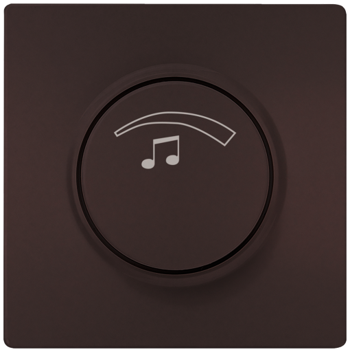 DELTA style volume controller mono chocolate 3W 27 ohm