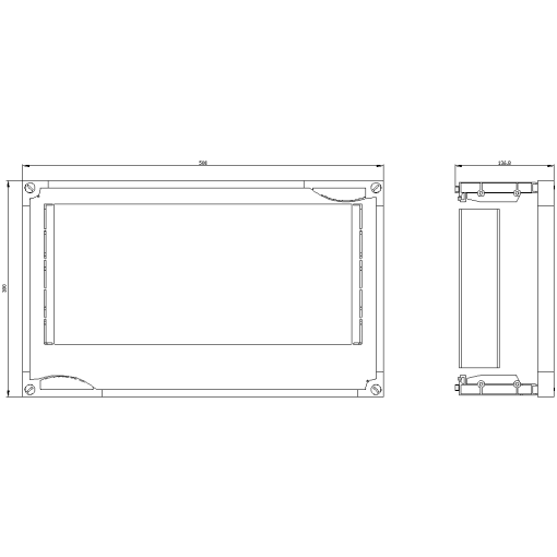 ALPHA assembly kit for busmounting fuse base for 60 mm busbar system 8US