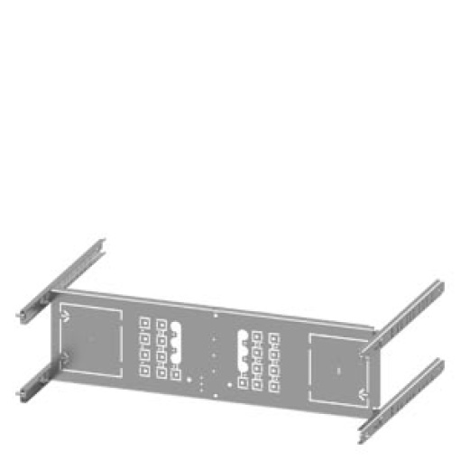 SIVACON S4 mounting panel 3VA10 100A 3pole fixedmounted plugin socke