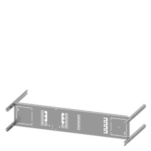 SIVACON S4 mounting panel 3VA10 100A 3pole fixedmounted plugin socke