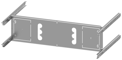 SIVACON S4 3VA12 mounting panel 250 A 3pole plugin socket withdrawable
