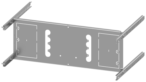 SIVACON S4 3VA12 mounting panel 250 A 4pole plugin socket withdrawable