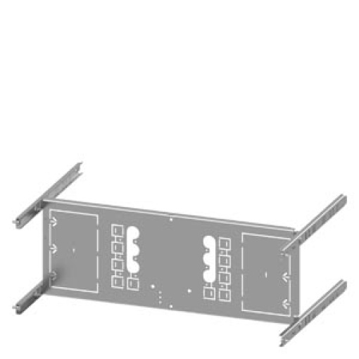 SIVACON S4 mounting panel 3VA20 100A 3pole fixedmounted plugin socket