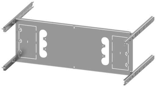 SIVACON S4 mounting panel 3VA23 400 A 3pole plugin socket withdrawable