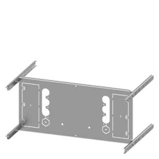 SIVACON S4 mounting panel 3VA23 400 A 4pole plugin socket withdrawable