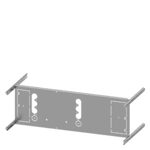 SIVACON S4 mounting panel 3VA23 400 A 3pole plugin socket withdrawable