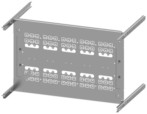 SIVACON S4 mounting panel 3VA10 100A 3pole fixedmounted plugin version