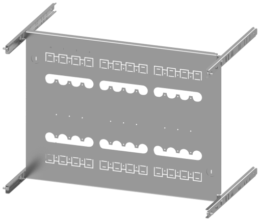 SIVACON S4 mounting panel 3VA20 100A 3pole fixedmounted H 400 mm W 