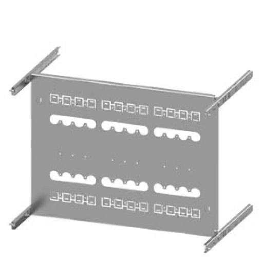 SIVACON S4 mounting panel 3VA20 100A 3pole fixedmounted H 400 mm W 
