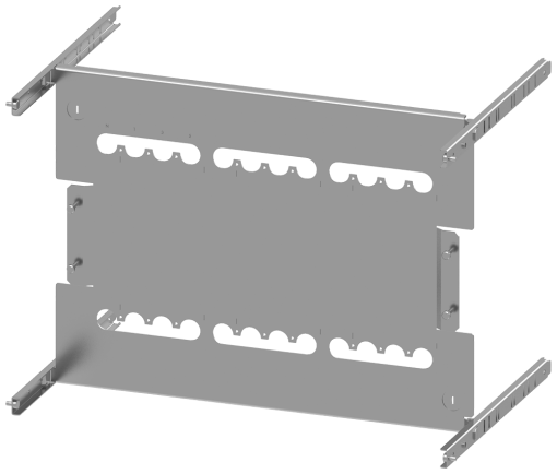 SIVACON S4 mounting panel 3VA20 100A 3pole plugin socket 8US setup