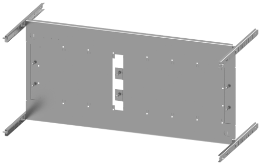 SIVACON S4 mounting panel 3VA10 100A 3pole mounting position 8US setup 