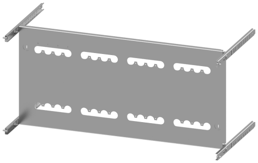 SIVACON S4 3VA12 mounting panel 250 A 4pole plugin socket H350 mm W 