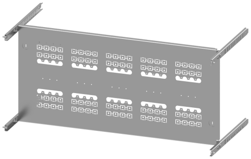 SIVACON S4 mounting panel 3VA10 100A 4pole fixedmounted plugin socke