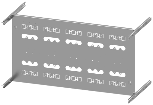 SIVACON S4 mounting panel 3VA20 100A 3pole fixedmounted H400 mm W 8
