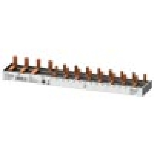 Compact pin busbar 10 mm2 connection 3PN RCCB N right 1x RCCB 4pole