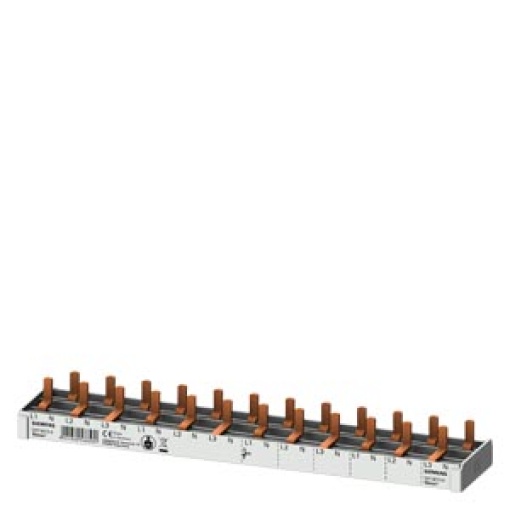 Compact pin busbar 10 mm2 connection 3PN 12x compact device 1 MW