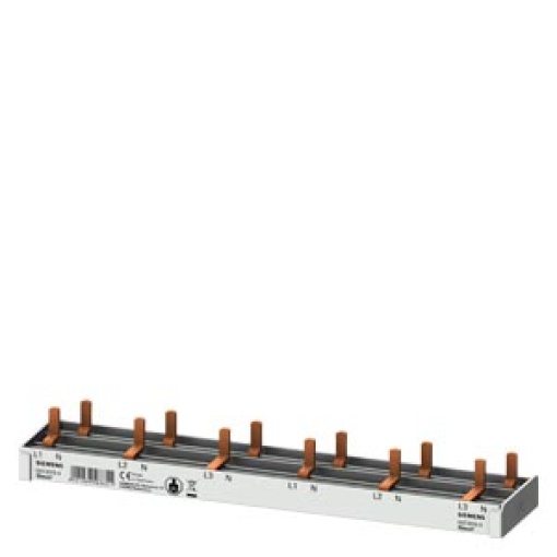 Compact pin busbar 10 mm2 connection 3PN 6x AFDD 5SM6  6x compact device