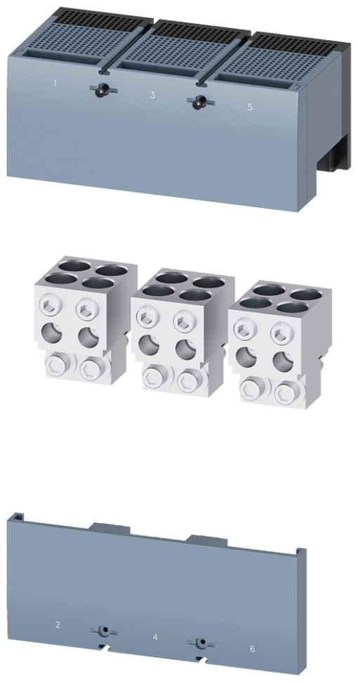 circular conduc terminal TA43 4 x 40500 kcmil for 4 cables 3 units acces