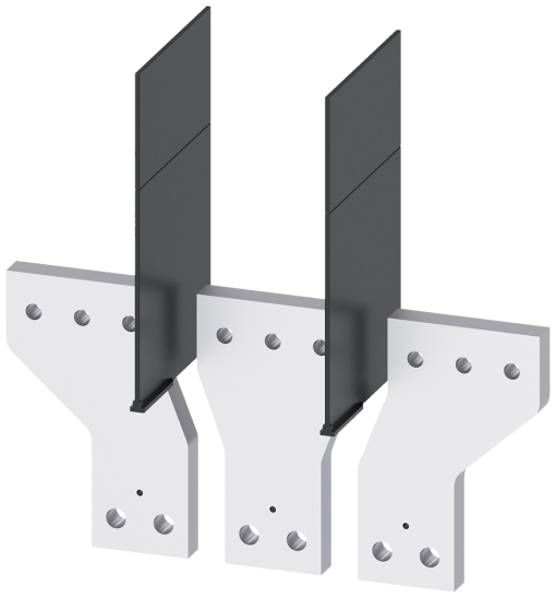 bus connectors broadened front mounted 3 units accessory for 3VA55 3VA6566