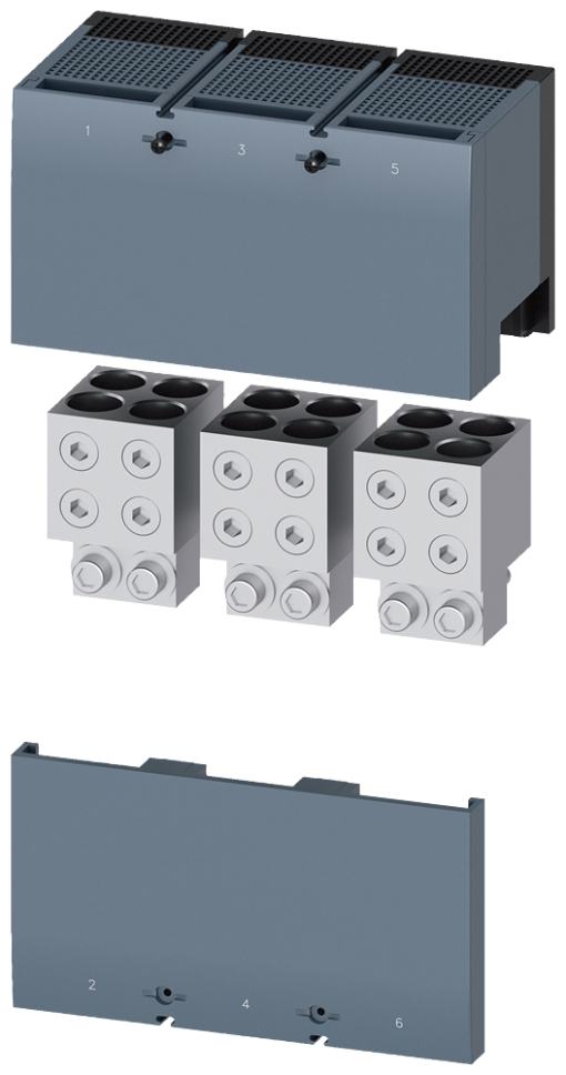 circular conduc terminal TA44 4 x 40600 kcmil for 4 cables 3 units acces