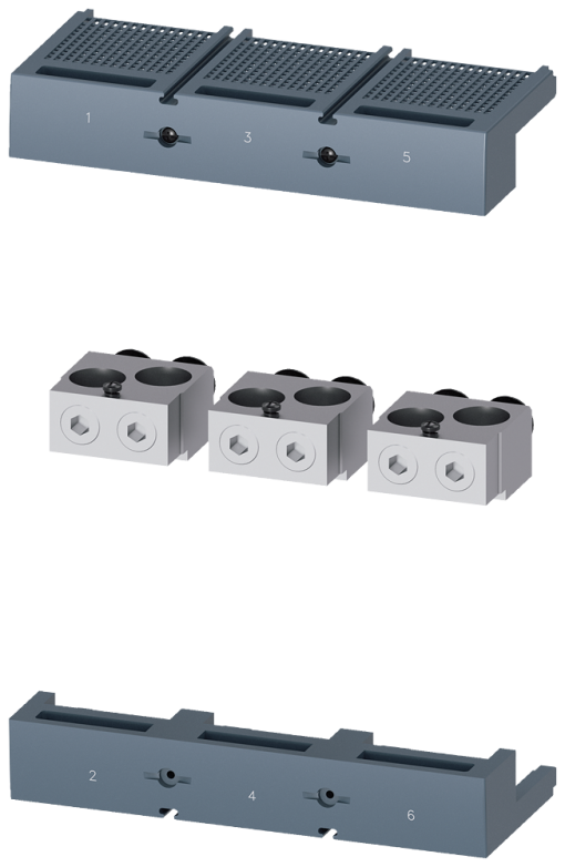 circular conduc terminal TA31 2 x 40600 kcmil for 2 cables with auxiliary
