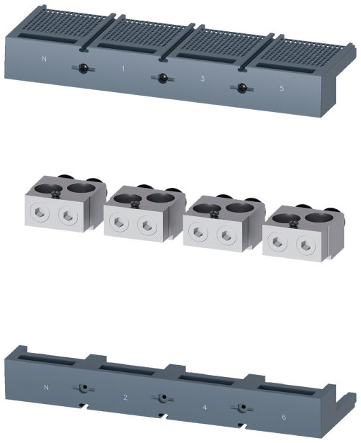 circular conduc terminal TA31 2 x 40600 kcmil for 2 cables with auxiliary