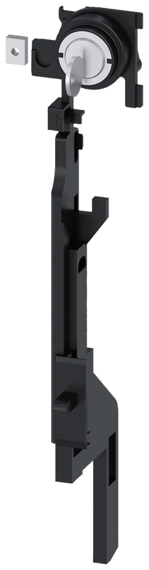 Locking provision against unauthorized closing safe OFF CES