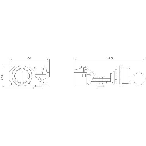Locking provision against unauthorized closing CES