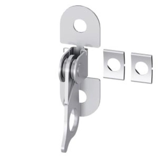 Locking provision for charging handle for padlocks