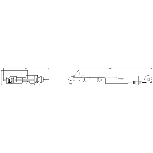 Locking provision against unauthorized closing of the circuit breaker PROFALUX