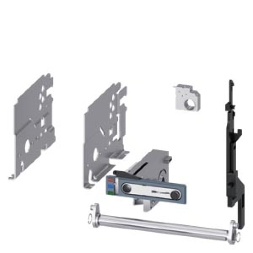 Conversion kit for converting fixedmounted circuit breakers into withdrawabl
