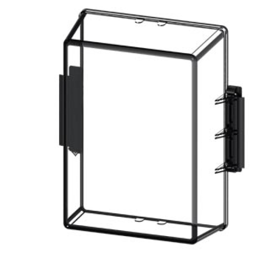 Protective cover IP55 cannot be used in combination with door sealing frame