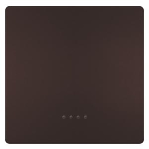 DELTA style rocker with window for pilot lampOFFtwo-way switch, chocolate