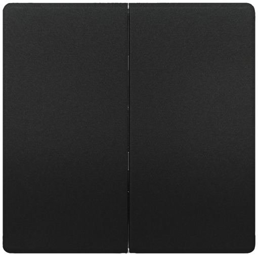 DELTA style rocker double neutral for two-circuit switch, anthracite