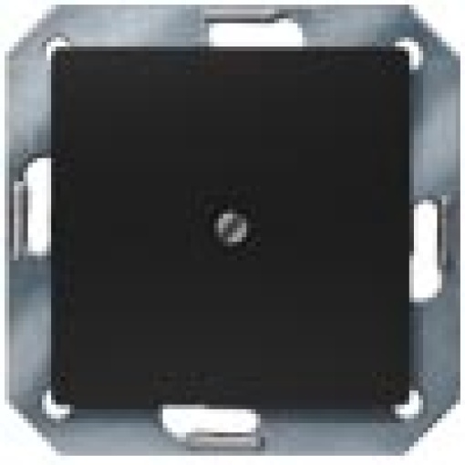 DELTA i-system soft black blanking plate, 55x 55 mm