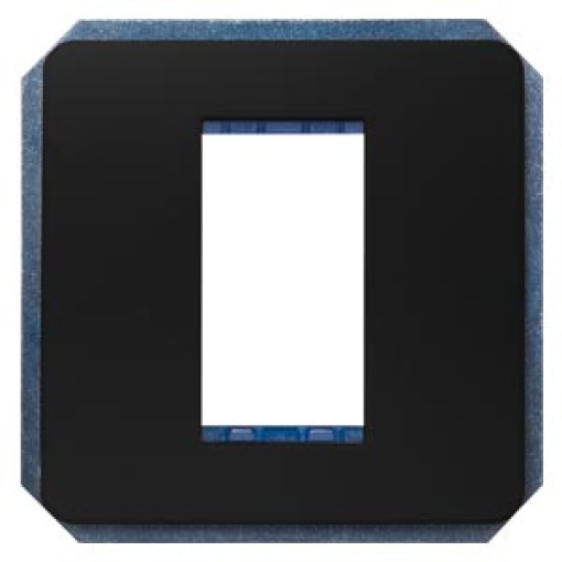DELTA isystem module carrier single incl intermediate frame soft black