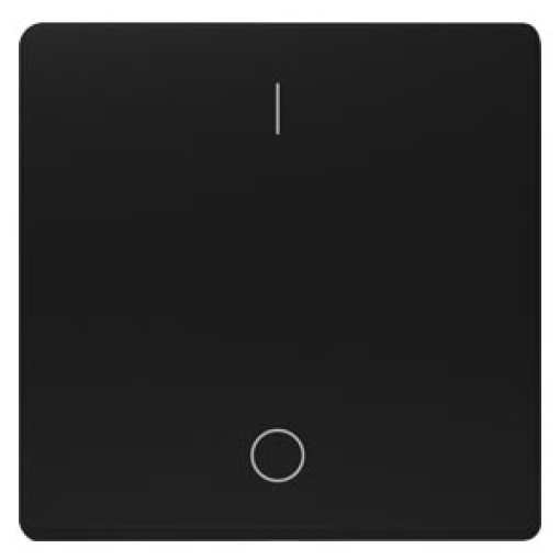 DELTA isystem rocker with IO symbols for OFF switch soft black