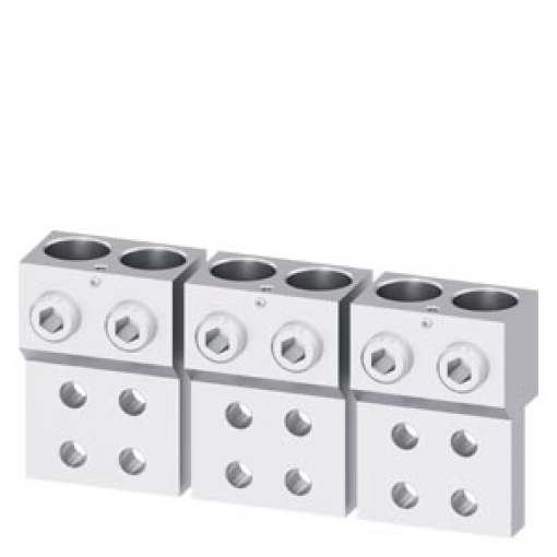 Circular conductor terminal for 2 cables 3 units accessory for plugin unit
