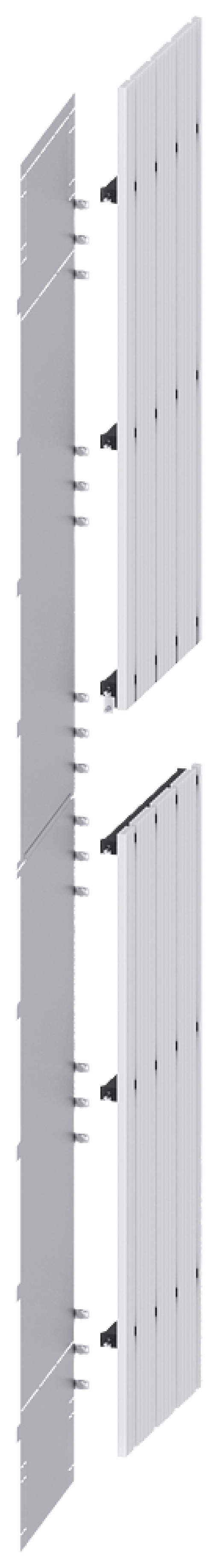 SIVACON S4 separation vertical busbar main busbar single position center D