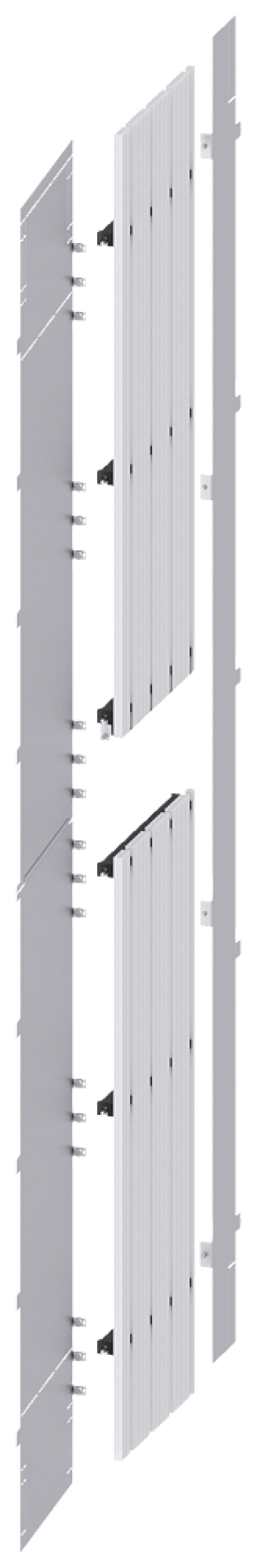 SIVACON S4 separation vertical busbar main busbar single position center D