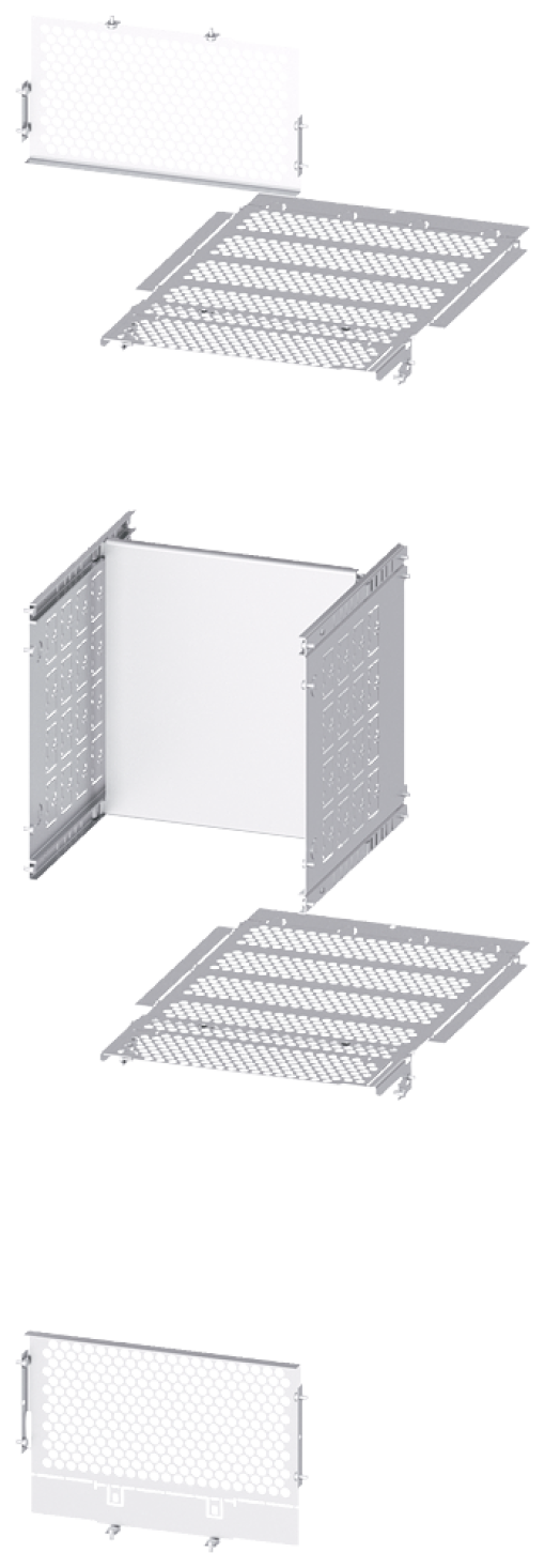 SIVACON S4 separation rear 2 x ACB main busbar single W 400 mm D 80010
